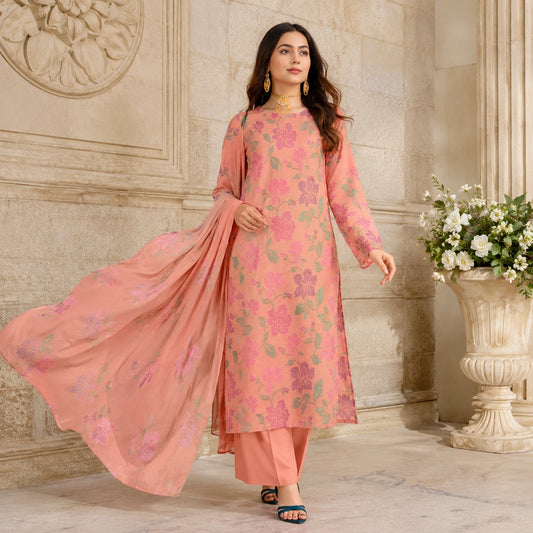 Luxury Printed Embroidered 3 Piece Lawn Suit